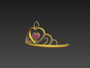 princess tiara Model 3D