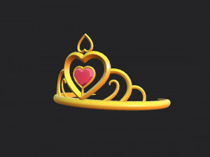 princess tiara Model 3D