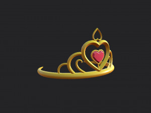 princess tiara Model 3D