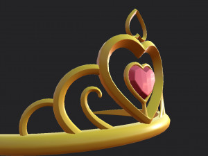princess tiara Model 3D