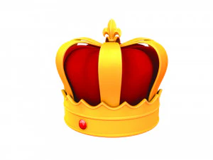 왕실 왕관 3D 모델