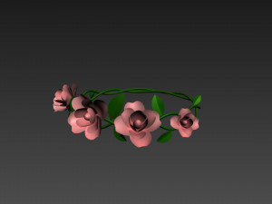 floral crown 3D Модель
