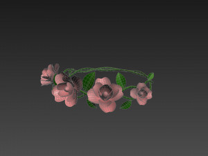 floral crown 3D Модель