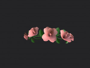 floral crown 3D Модель