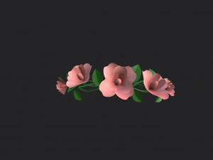 floral crown 3D Model
