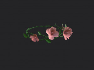 floral crown 3D Модель