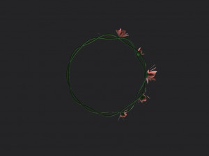 floral crown 3D Модель