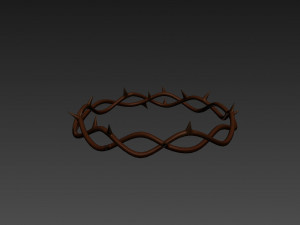 thorn crown 3D मॉडल