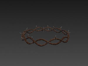 thorn crown 3D मॉडल