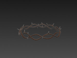 thorn crown 3D मॉडल