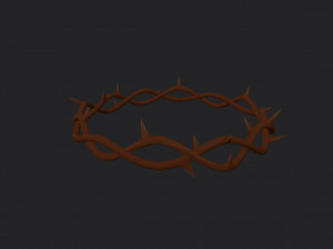 thorn crown 3D मॉडल