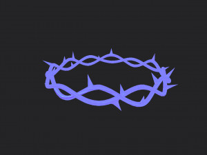 thorn crown 3D मॉडल
