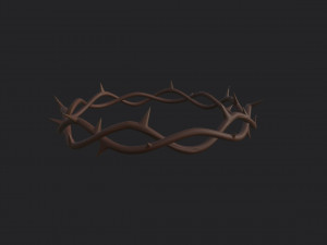 thorn crown 3D मॉडल