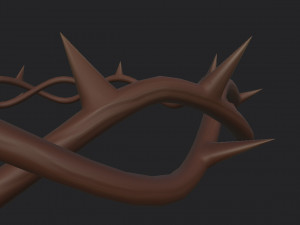 thorn crown 3D मॉडल
