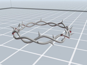 thorn crown 3D मॉडल