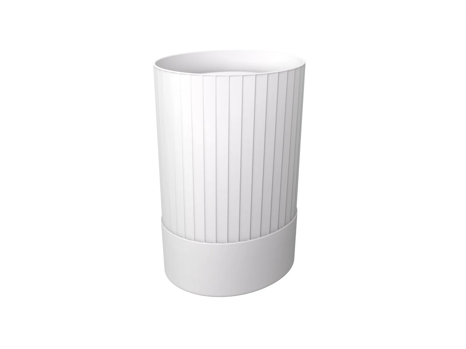 fluted chef hat 3D Model .c4d .max .obj .3ds .fbx .stl .blend 