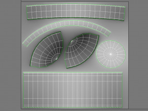 fluted chef hat 3D Model