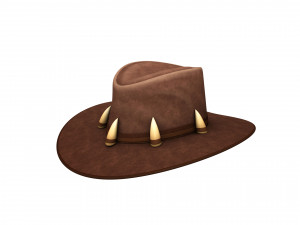 leather hat 3D Model