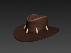 leather hat 3D Model