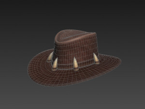 leather hat 3D Model