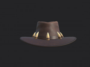 leather hat 3D Model