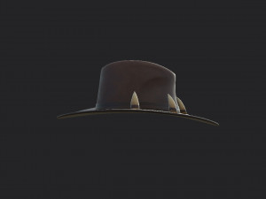 leather hat 3D Model