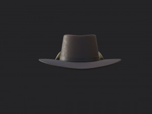 leather hat 3D Model