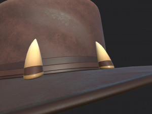 leather hat 3D Model
