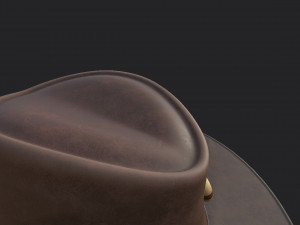 leather hat 3D Model