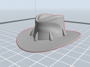 leather hat 3D Model