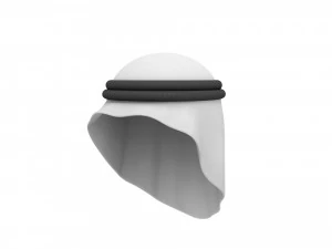 아랍 머리 장식 3D 모델