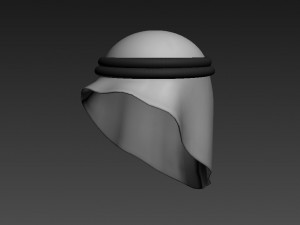 arab headdress 3D 모델