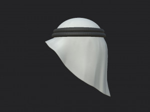 arab headdress 3D 모델