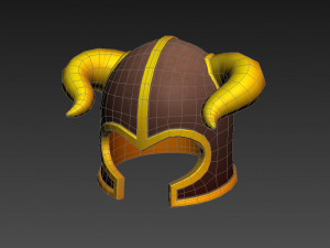 barbarian helmet 3D 모델