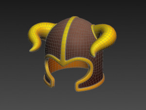 barbarian helmet 3D 모델