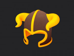 barbarian helmet 3D 모델