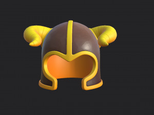 barbarian helmet 3D 모델