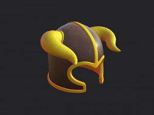 barbarian helmet 3D Model
