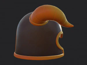 barbarian helmet 3D Model