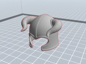 barbarian helmet 3D 모델
