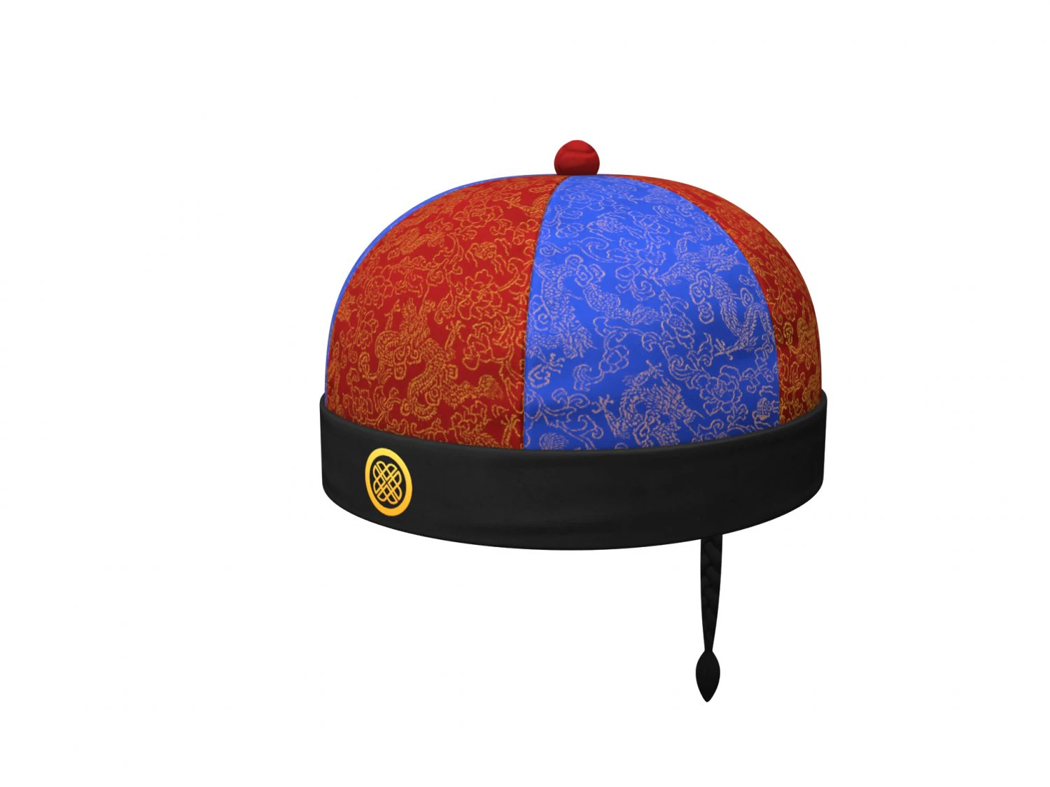 chinese hat 3D Model .c4d .max .obj .3ds .fbx .stl .blend 