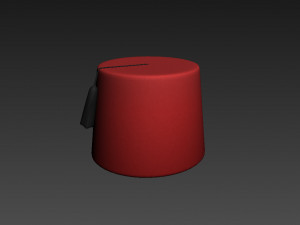 moroccan fez hat 3D Model