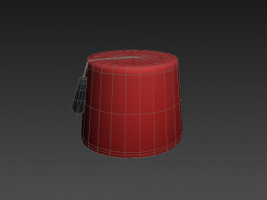 moroccan fez hat 3D Model