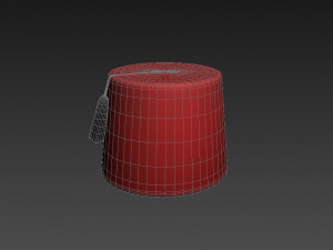 moroccan fez hat 3D Model