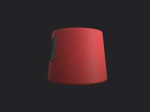 moroccan fez hat 3D Model