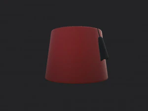 marokańska czapka z fezu Model 3D