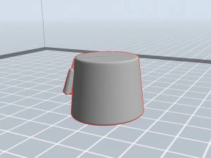 marokańska czapka z fezu Model 3D