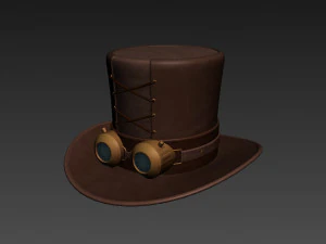 steampunk hat 3D Model