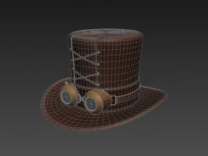steampunk hat 3D Model