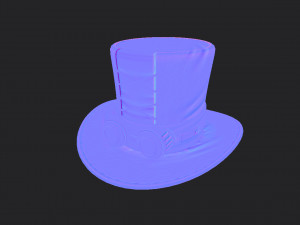 steampunk hat 3D Модель